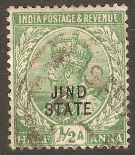 Jind 1914 a Green. SG65.