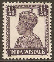 India 1940 1a Dull violet. SG269b.