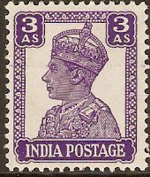 India 1940 3a Bright violet. SG271b.