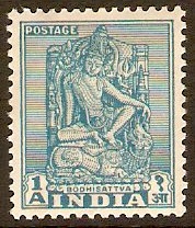 India 1949 1a Turquoise. SG312.