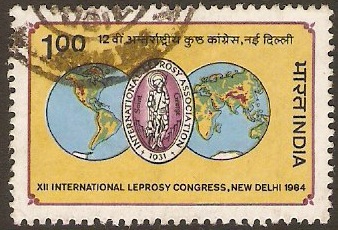 India 1984 Leprosy Congress Stamp. SG1118. - Click Image to Close
