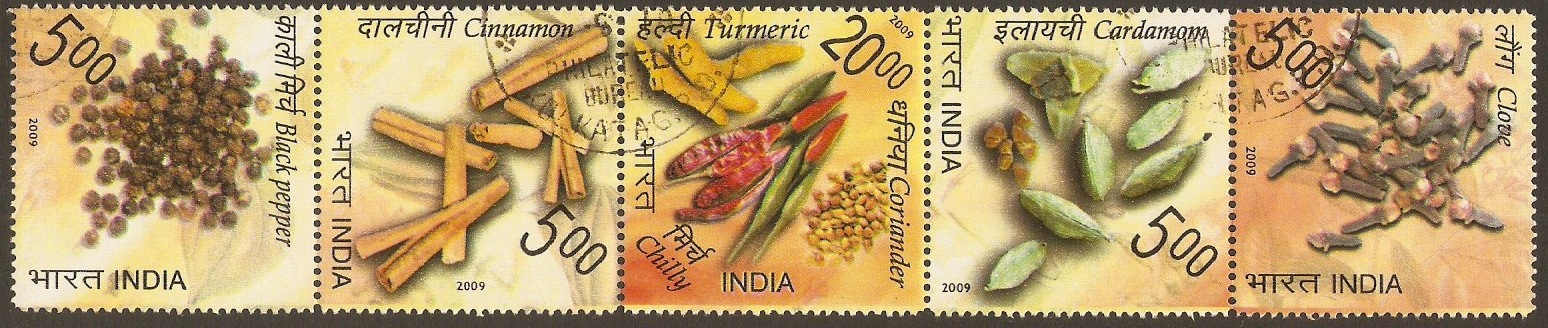 India 2009 Spices of India Set. SG2583a.