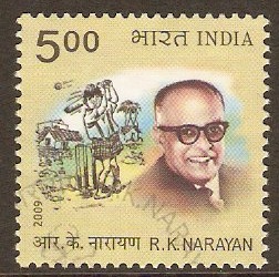 India 2009 5r R.K.Narayan Commemoration. SG2632.