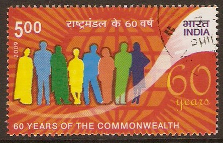 India 2009 5r Commonwealth Anniversary Stamp. SG2654.