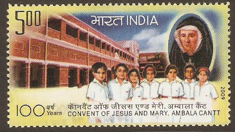 India 2009 5r Convent Anniversary Stamp. SG2670.