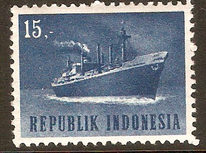 Indonesia 1962 15r Transport series. SG1006.