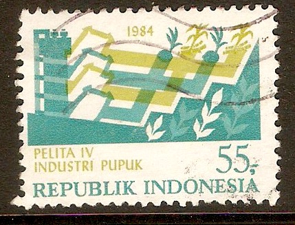 Indonesia 1984 55r 4th. Five-year Development Plan ser. SG1734.