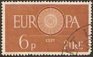 Ireland 1960 Europa Stamp. SG182.