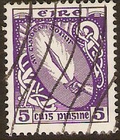 Ireland 1966 5d bright violet. SG227.
