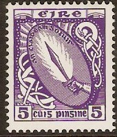 Ireland 1966 5d bright violet. SG228.