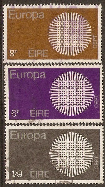 Ireland 1970 Europa Stamps Set. SG276-SG278. - Click Image to Close