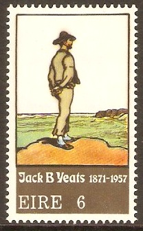 Ireland 1971 6p Contemporary Art Stamp. SG306.
