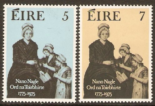 Ireland 1975 Order of Nuns Set. SG376-SG377.