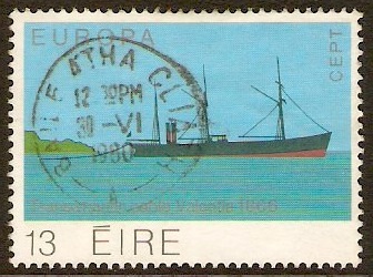 Ireland 1979 13p Cable Ship Valentia. SG457.