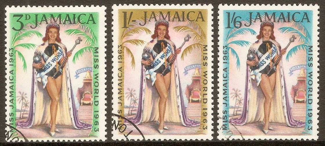 Jamaica 1964 Miss World 1963 Set. SG214-SG216.