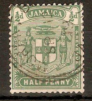 Jamaica 1905 d Deep green. SG38c.