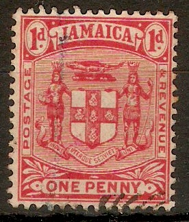 Jamaica 1905 1d Carmine. SG40.