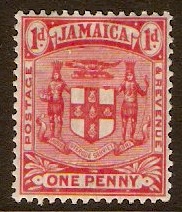 Jamaica 1905 1d Carmine. SG40.