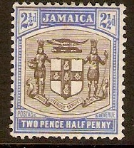 Jamaica 1905 2d Grey and ultramarine. SG41.