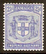 Jamaica 1905 2d Pale ultramarine. SG42.