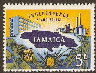 Jamaica 1962 5s Multicoloured. SG196.