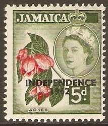 Jamaica 1963 5d Scarlet and bronze-green. SG209.