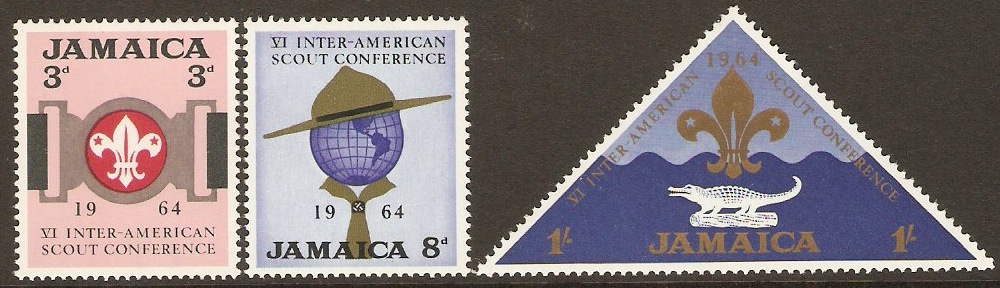 Jamaica 1964 Scout Conference Set. SG233-SG235.