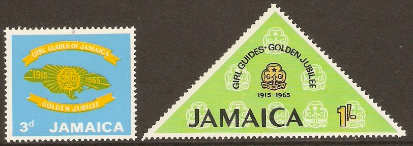 Jamaica 1965 Girl Guides Set. SG240-SG241.