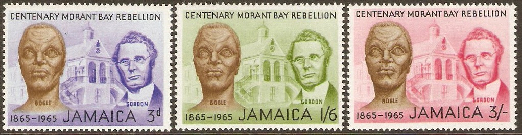 Jamaica 1965 Rebellion Set. SG244-SG246.