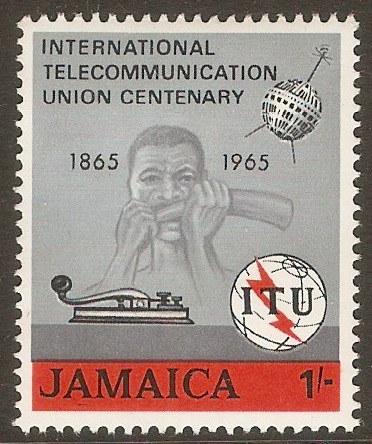 Jamaica 1965 ITU Centenary Stamp. SG247.