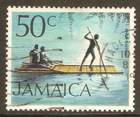 Jamaica 1972 50c River Rafting. SG356.