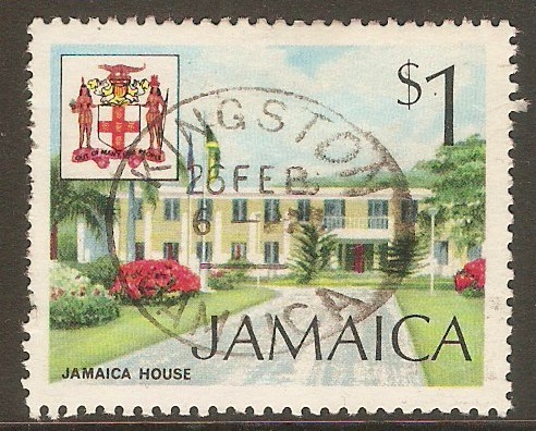 Jamaica 1972 $1 Jamaica House. SG357.