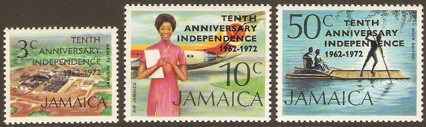 Jamaica 1972 Independence Anniversary Set. SG359-SG361.