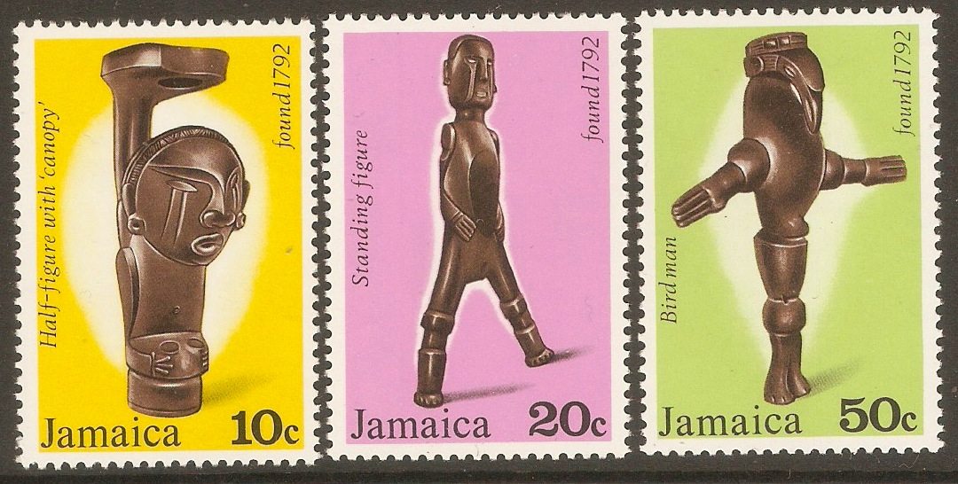 Jamaica 1978 Arawak Artifacts set (1st.series). SG448-SG450.