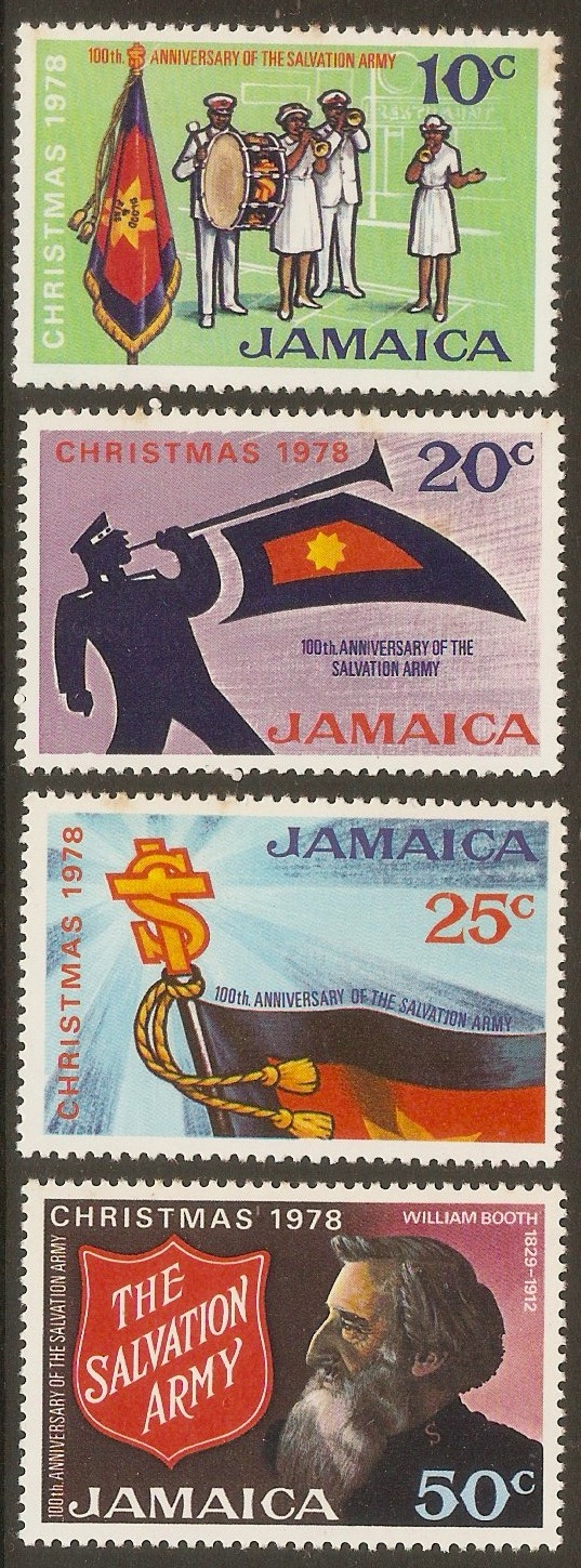 Jamaica 1978 Christmas set. SG456-SG459.