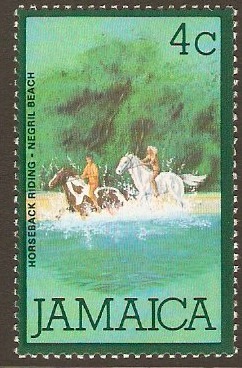 Jamaica 1979 4c Horse Riding, Negril Beach. SG463.