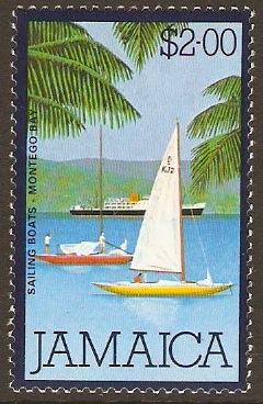 Jamaica 1979 $2 Sailing Boats. SG476.