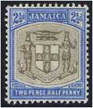 Jamaica 1903 2d. Grey and Ultramarine. SG35.