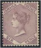 Jamaica 1905 6d. Purple. SG52a.