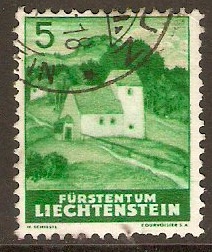 Liechtenstein 1937 5r Views series. SG155.