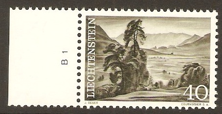 Liechtenstein 1959 40r Bronze-green. SG383