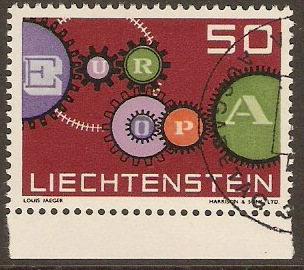 Liechtenstein 1961 Europa Stamp. SG412.