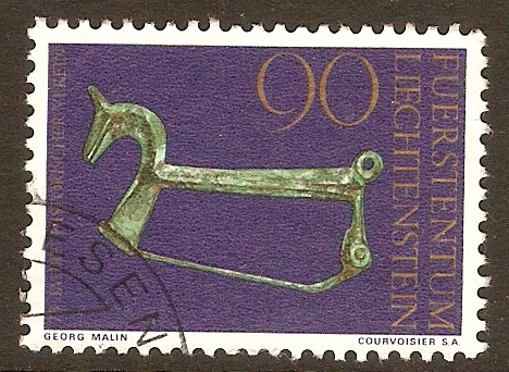 Liechtenstein 1976 90r Historical Society stamp. SG634.