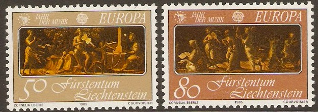 Liechtenstein 1985 Europa Set. SG861-SG862.