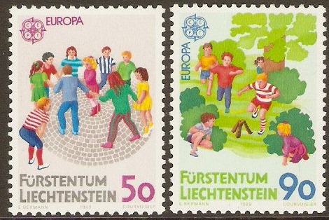 Liechtenstein 1989 Europa Set. SG952-SG953. - Click Image to Close