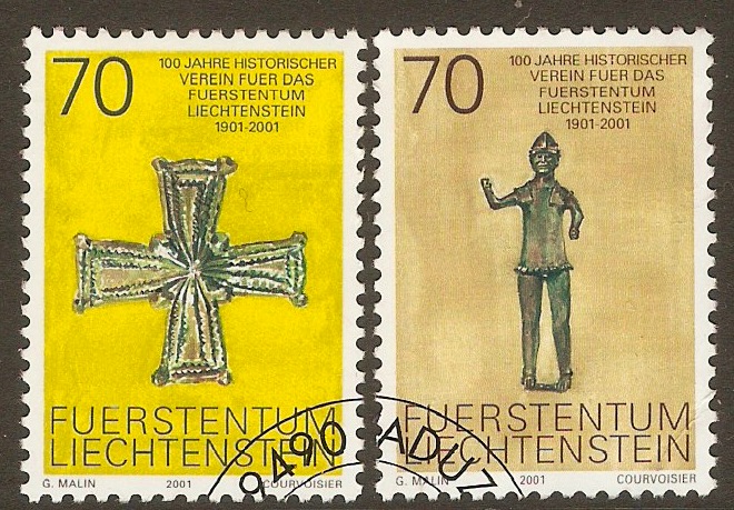 Liechtenstein 2001 Historical Association Set. SG1248-SG1249.