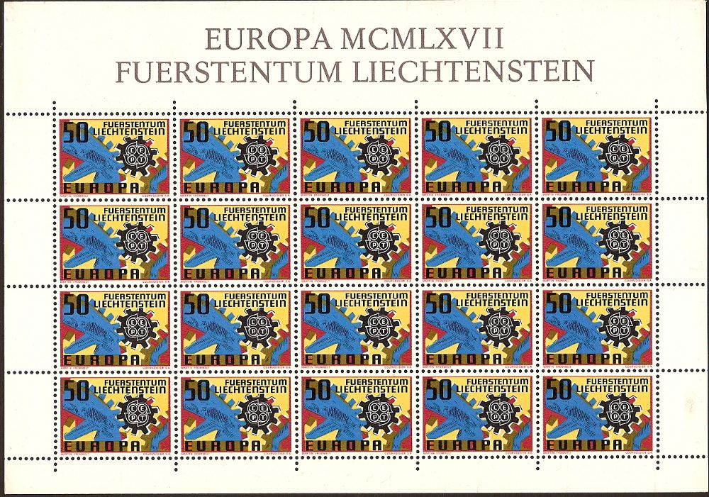 Liechtenstein 1967 Europa Stamp. SG467.
