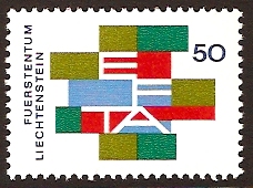 Liechtenstein 1967 EFTA Trade Association Stamp. SG476.