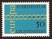 Liechtenstein 1971 Europa Stamp. SG536.