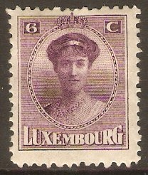 Luxembourg 1921 6c Purple. SG196.